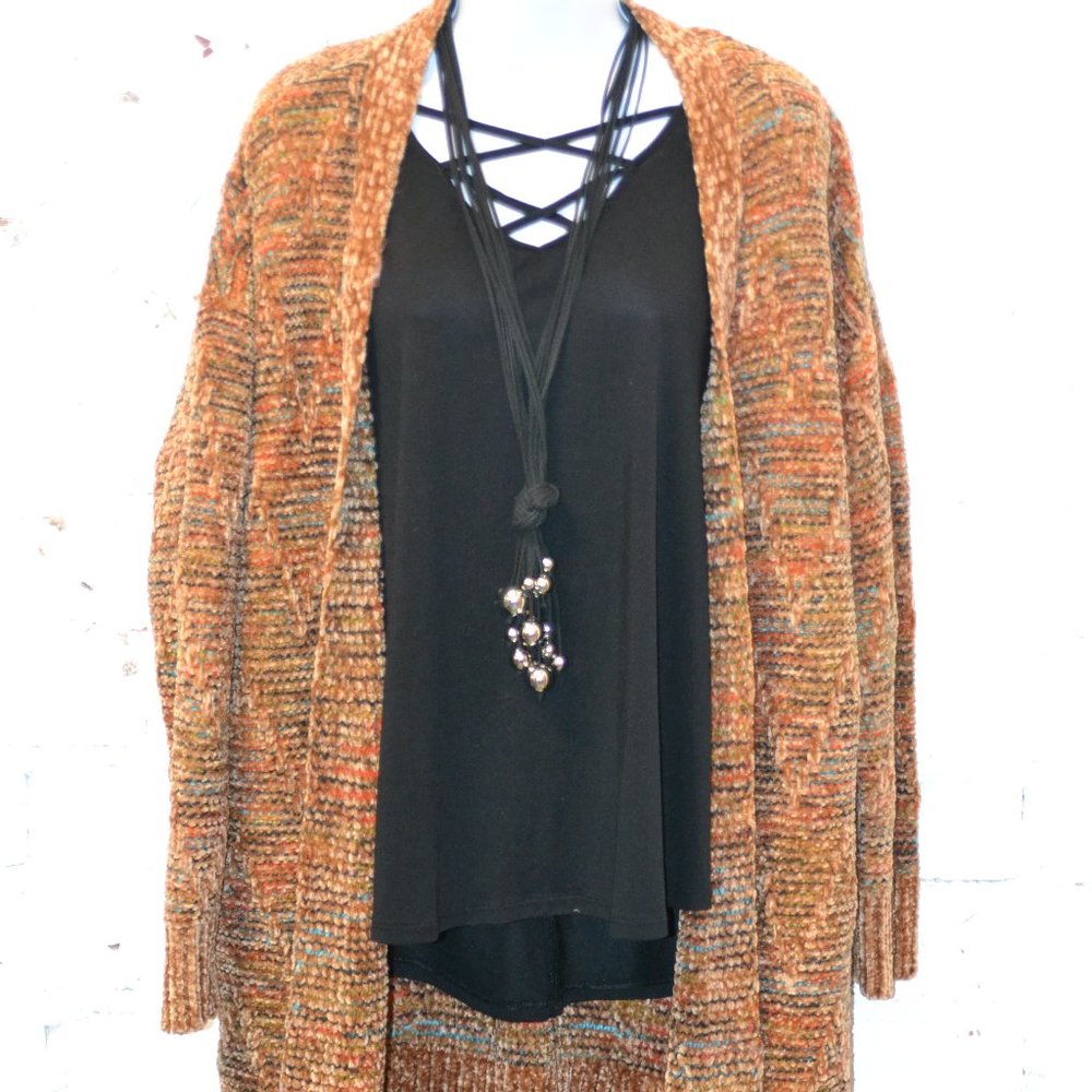 Super Soft Maurices Mustard Knitted Cardigan NWOT